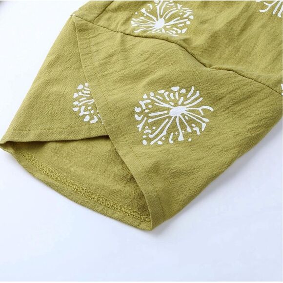 HOTYD Cotton Linen Pants Casual Summer Capri Pants for Women Baggy Elastic Waist - Picture 6 of 7